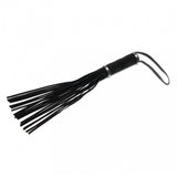 Rimba Black Suede Leather Flogger Whip Bondage Gear BDSM Accessories Fetish Play