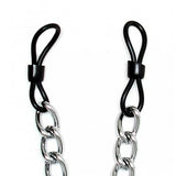 Rimba Draw-Up Lasso Nipple Clamps with Chain Weight BDSM Fetish Play