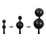 Rimba Inflatable Anal Plug Double Balloon Pump Gape Play Sex Toy