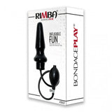 Rimba Bondage Play Inflatable Butt Plug Large Size Massive Core Bulb Pump Anal Gape Stretch Sex Toy