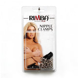 Rimba Nipple Clip Clamps with Chain Weight Fetish Bondage Play