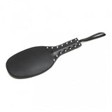 Rimba Round Oval Paddle Leather Spanking Bat Bondage Gear BDSM Fetish Play