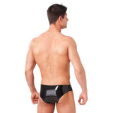 Rimba Rubber Secrets Black Latex Mens Briefs Pants Male Fetish Wear