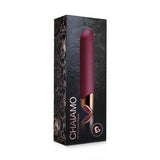 Rocks Off Chaiamo Burgundy Gold Vibrator 10 Speed Chic USB Rechargeable Fun Sex Toy