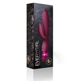 Rocks Off Everygirl Burgundy Bunny Rabbit Vibrator G-Spot Massager USB Rechargeable Sex Toy