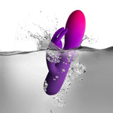 Rocks Off Glo-Girl Rabbit Vibrator Purple G-Spot Bunny Vibe Sex Toy