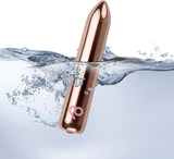 Rocks Off Golden Rose Rechargeable Bullet Massager Vibrator Sex Toy