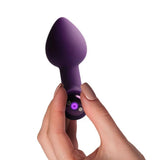 Rocks Off Nova Astryx Vibrating Butt Plug Purple 16 Pattern Anal Vibe Sex Toy