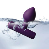 Rocks Off Nova Astryx Vibrating Butt Plug Purple 16 Pattern Anal Vibe Sex Toy