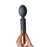 Rocks Off Oriel Play Wand Vibrator Black Massager Fun Travel Sex Toy