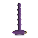 Rocks Off Petite Sensations Purple Pearls Butt Plug Bullet Vibrating Anal Beads Sex Toy
