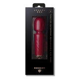 Rocks Off Rechargeable Mini Wand Vibrator Azalea Red Compact Sex Toy