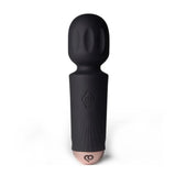 Rocks Off Rechargeable Mini Wand Vibrator Black Tulip Compact Sex Toy