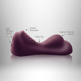 Rocks Off Ruby Glow Sit On Vibrator Clitoral Stimulation Ride Seat Sex Toy