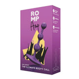 Romp Amp Anal Beads Purple Silicone Flexible Beginners Butt Plug Toy