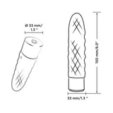 Romp Beat Vibrator Discreet Classic Silent Bullet Massager Fun Sex Toy