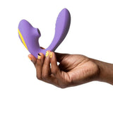 Romp Reverb Double Trouble Clitoral G-Spot Stimulator Suction Vibrator Sex Toy