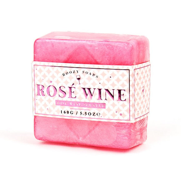 Rosé Wine Boozy Hand Soap Bar Scented Funny Bathroom Gift