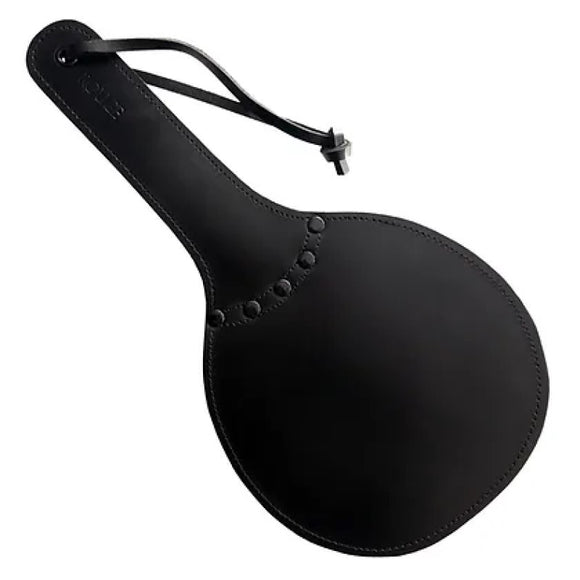 Rouge Black Leather Padded Ping Pong Paddle Spanking Bat BDSM Sex Fetish Play