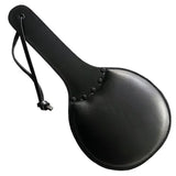 Rouge Black Leather Padded Ping Pong Paddle Spanking Bat BDSM Sex Fetish Play