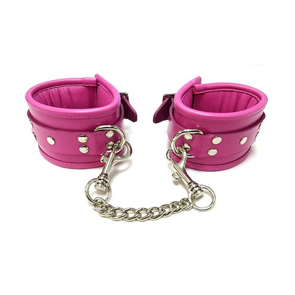 Rouge Garments Padded Pink Ankle Cuffs Restraints Bondage Gear BDSM Fetish Play