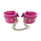 Rouge Garments Padded Pink Ankle Cuffs Restraints Bondage Gear BDSM Fetish Play
