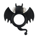 S-Line BadBat Vibrating Silicone Cock Ring Bullet Vibe Couples Sex Toy