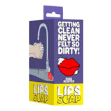 S-Line Rose Scented Red Lips Shape Soap Shower Bath Kiss Wash Gift