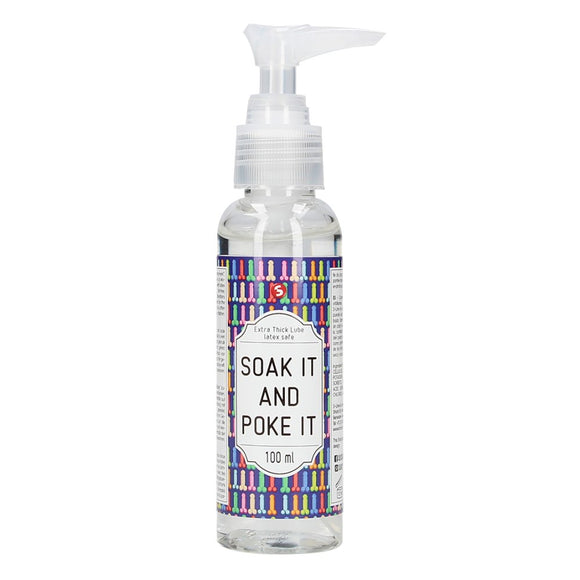 S-Line Soak It and Poke It Water Based Extra Thick Lube Lubricant 100ml