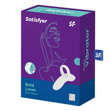 Satisfyer Bold Lover Finger Vibrator White Touch Clitoral Stimulation Sex Toy