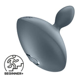 Satisfyer Booty Absolute Beginners 4 Vibrating Anal Training Starter Plug Blue Sex Toy