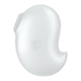 Satisfyer Cutie Ghost Double Air Pulse Vibrator White Clitoral Stimulation Sex Toy