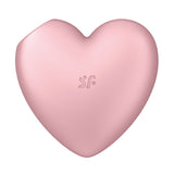 Satisfyer Cutie Heart Air Pulse Vibrator Pink Clitoral Stimulation Mini Massager Sex Toy