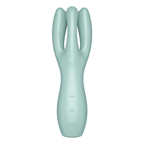 Satisfyer Threesome 3 Vibrator Mint Clitoral Stimulation Massager Sex Toy