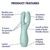 Satisfyer Threesome 3 Vibrator Mint Clitoral Stimulation Massager Sex Toy