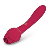 Secret Kisses Rosegasm Lingo Dual Ended Vibrator Clitoral Rose Bud Massager Female Sex Toy