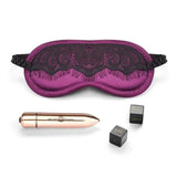 Secret Kisses Spice Things Up Set Blindfold Bullet Vibrator Love Dice