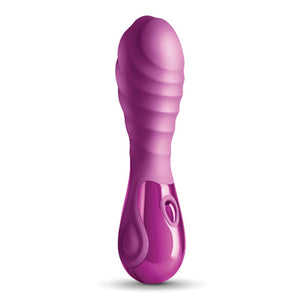 Seduction Chloe Ribbed Vibrator Purple Mini Vibe Female Pleasure Sex Toy