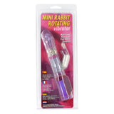 Seven Creations Mini Rabbit Rotating Vibrator Purple Travel Bunny Sex Toy