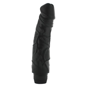 Seven Creations Perfect Pleasures Black Penis Vibrator Classic Realistic Cock Quiet Twist Multi Speed Good Time Sex Toy