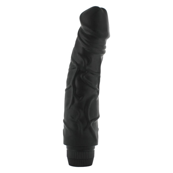 Seven Creations Perfect Pleasures Black Penis Vibrator Classic Realistic Cock Quiet Twist Multi Speed Good Time Sex Toy
