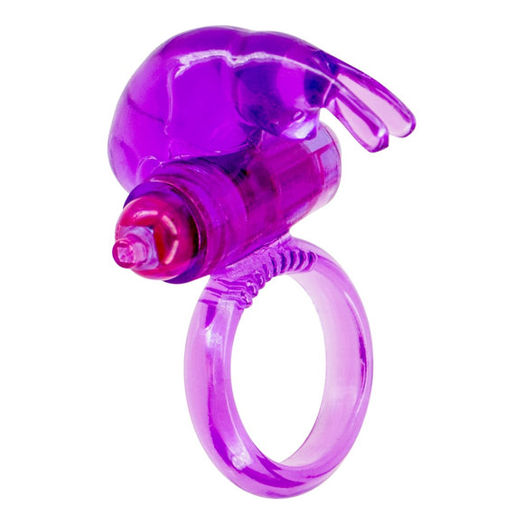 Seven Creations Rabbit Vibrating Cock Ring Purple Bunny Penis Erection Band Couples Sex Toy