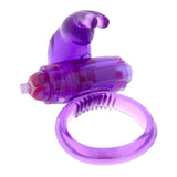 Seven Creations Rabbit Vibrating Cock Ring Purple Bunny Penis Erection Band Couples Sex Toy