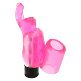 Seven Creations Silicone Rabbit Finger Sleeve Vibe Pink Bunny Vibrator