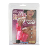 Seven Creations Silicone Rabbit Finger Sleeve Vibe Pink Bunny Vibrator