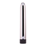 Seven Creations Super Slick Silver 7 Inch Vibrator Classic Twist Multi Speed Vibe Sex Toy