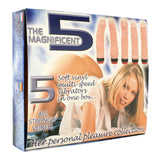 Seven Creations The Magnificent 5 Multi Speed Vibrator Set Classic Realistic Penis Vibe Sex Toy Collection