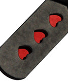 Sex & Mischief Heart Impact Paddle Spanking Fetish Imprint Soft BDSM Play