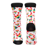 Sexy Socks Happy Hearts Rainbow Love Gay Pride Novelty Gift Size 42-46