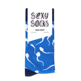 Sexy Socks Sea Men Novelty Sperm Sock Funny Rude Secret Santa Gift Size 42-46